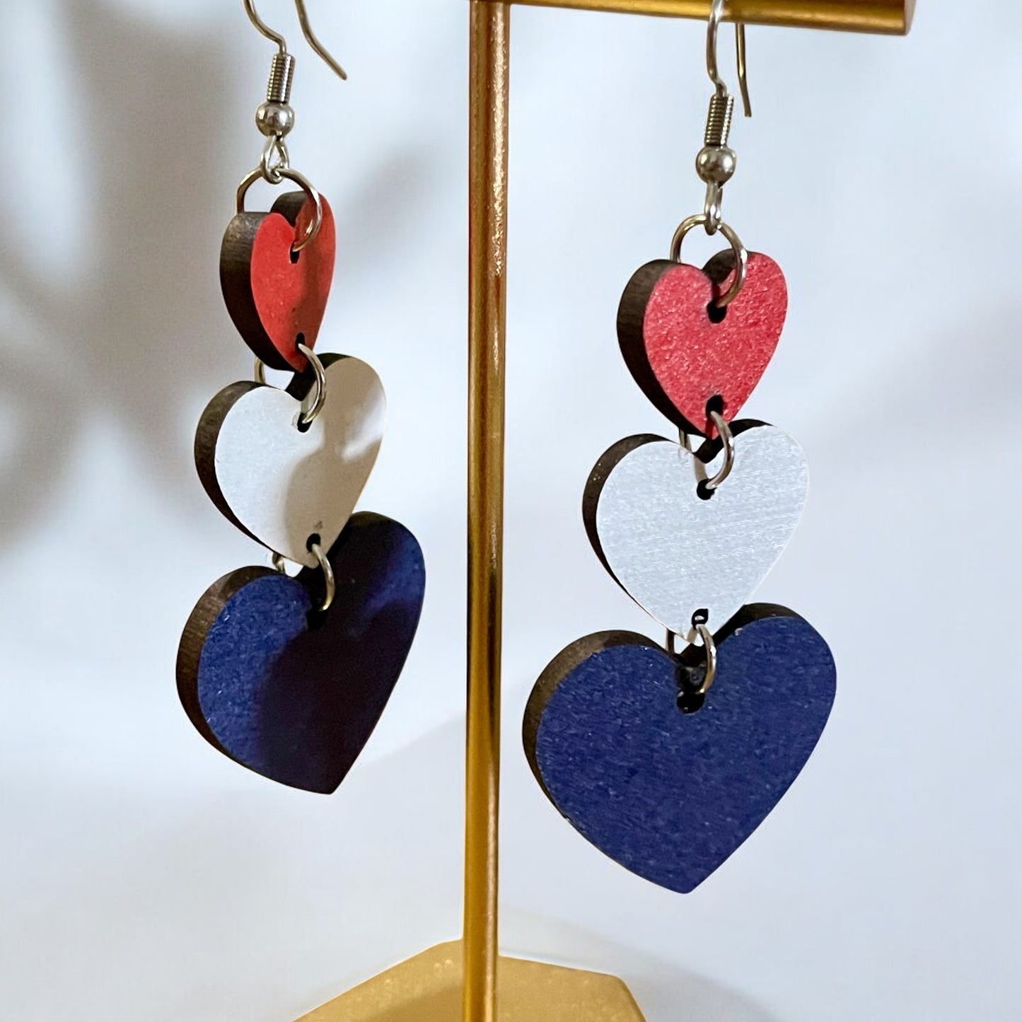3-Tier Patriotic Hearts
