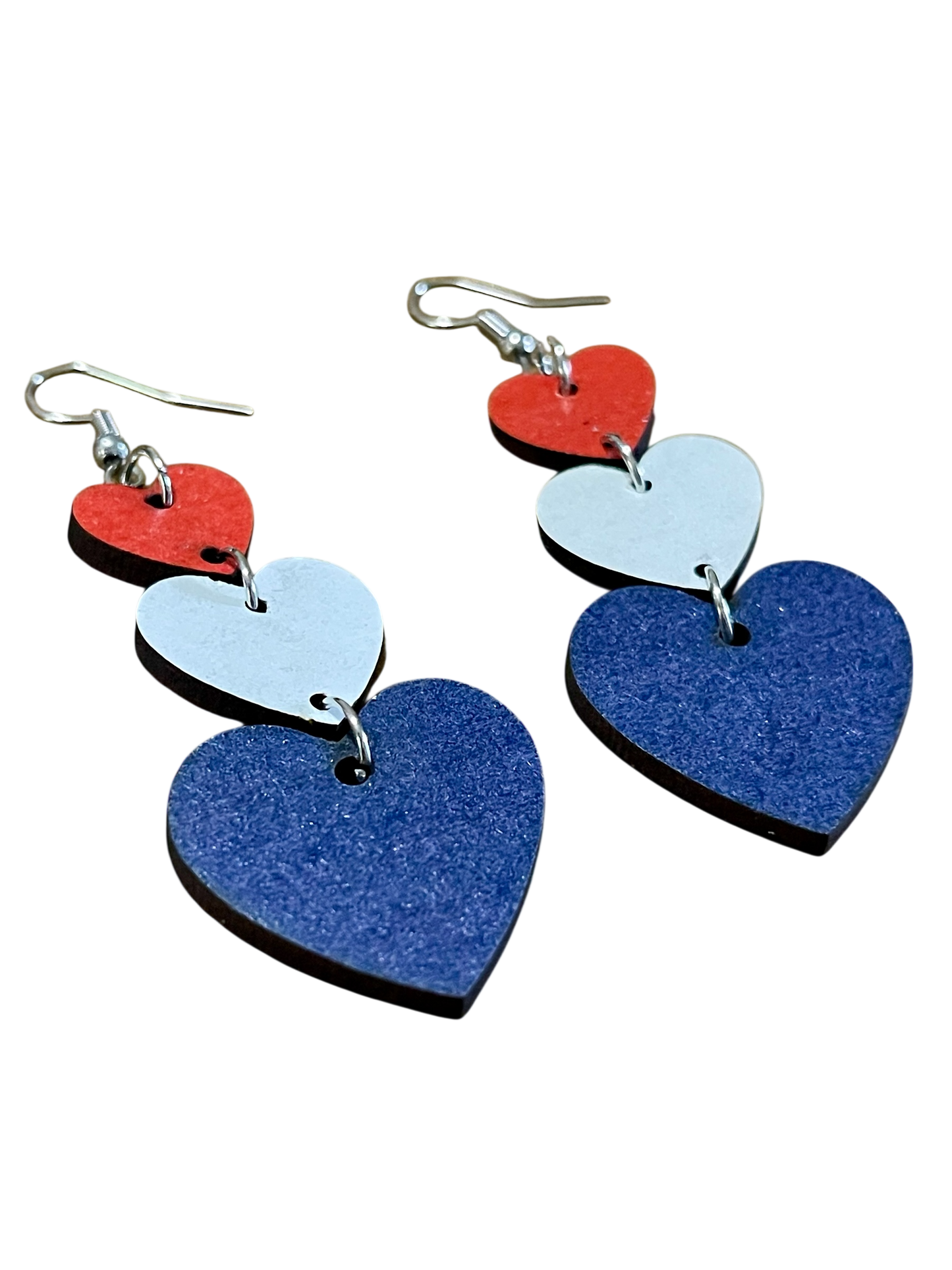 3-Tier Patriotic Hearts