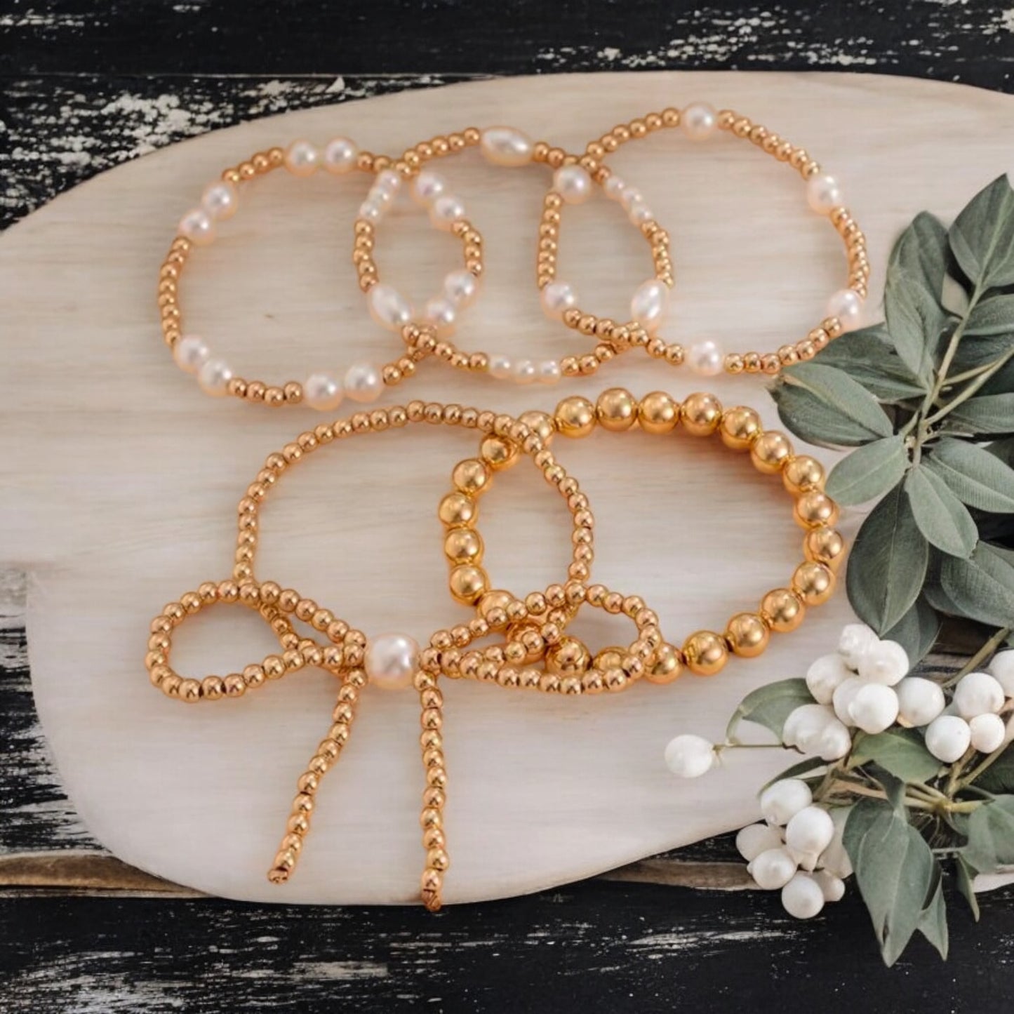 5-piece Bow Bracelet Set