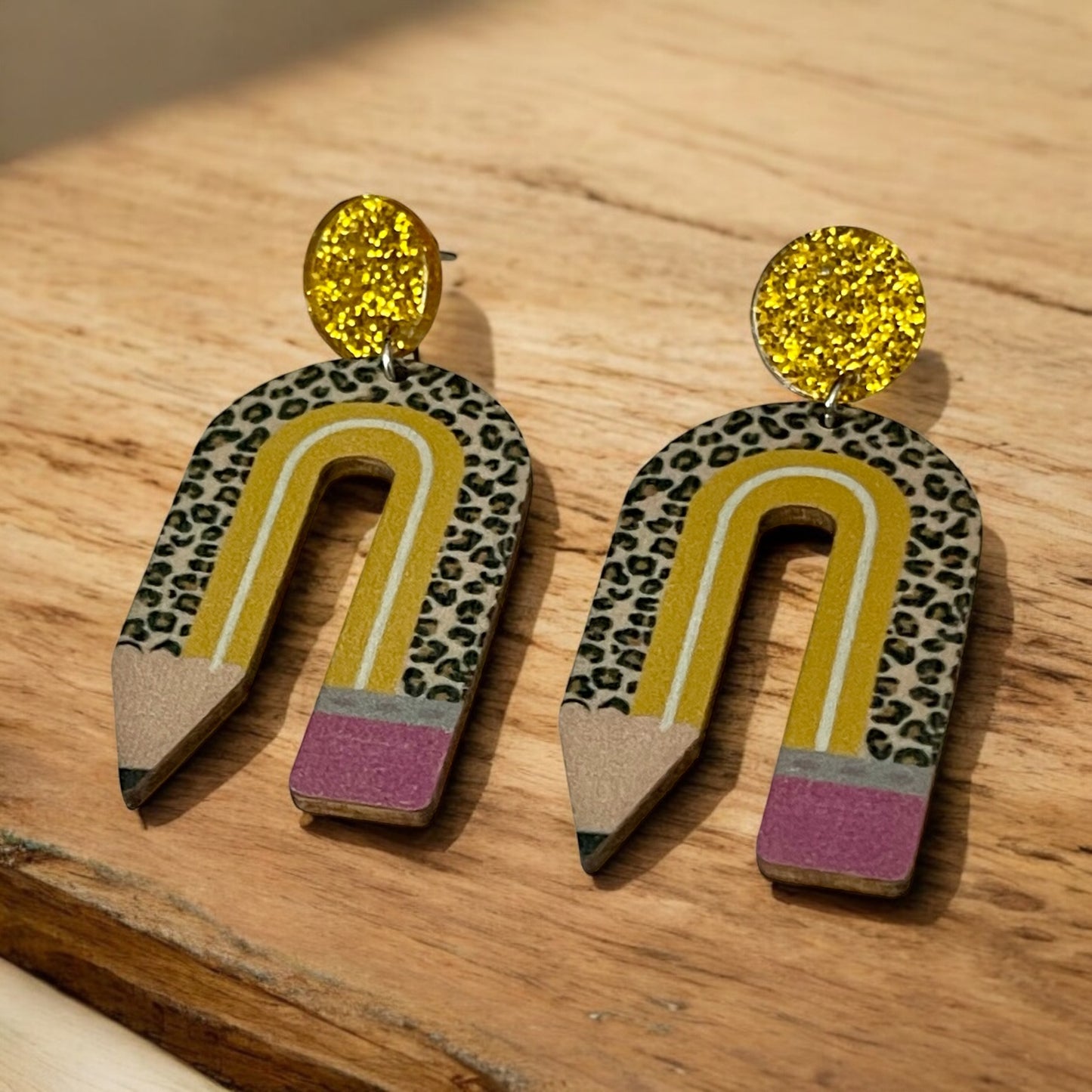 Fierce & Focused Pencil Earrings