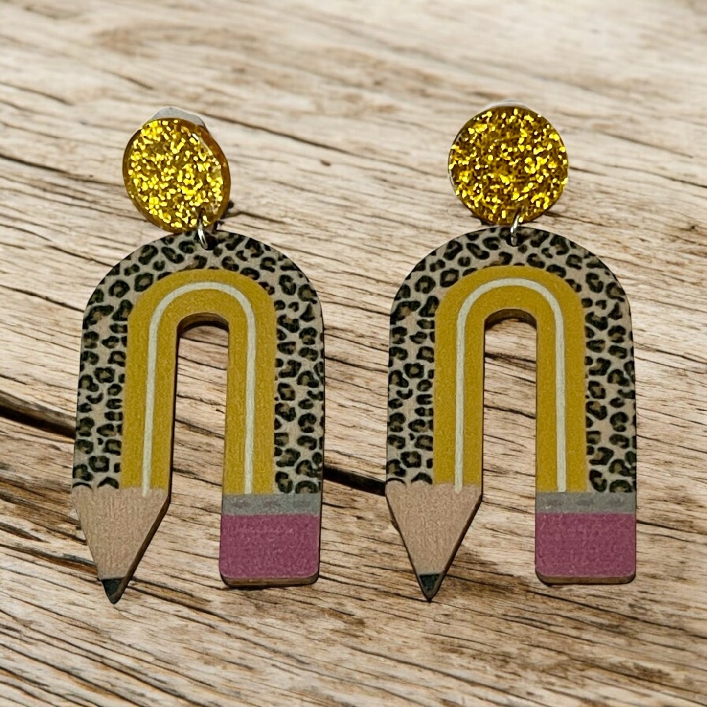 Fierce & Focused Pencil Earrings