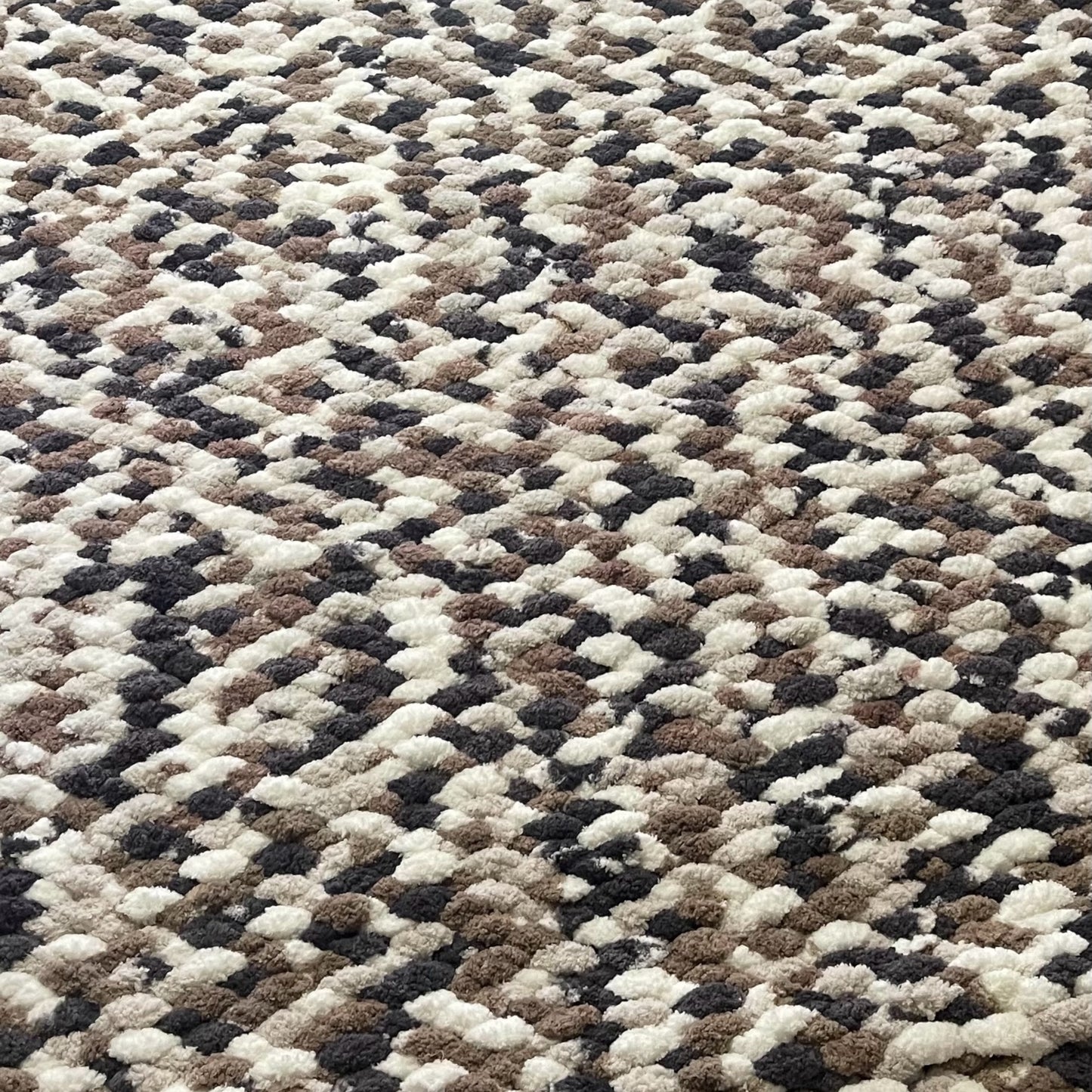 Handmade Cow Print Chunky Chenille Blanket – Ultra Soft & Cozy
