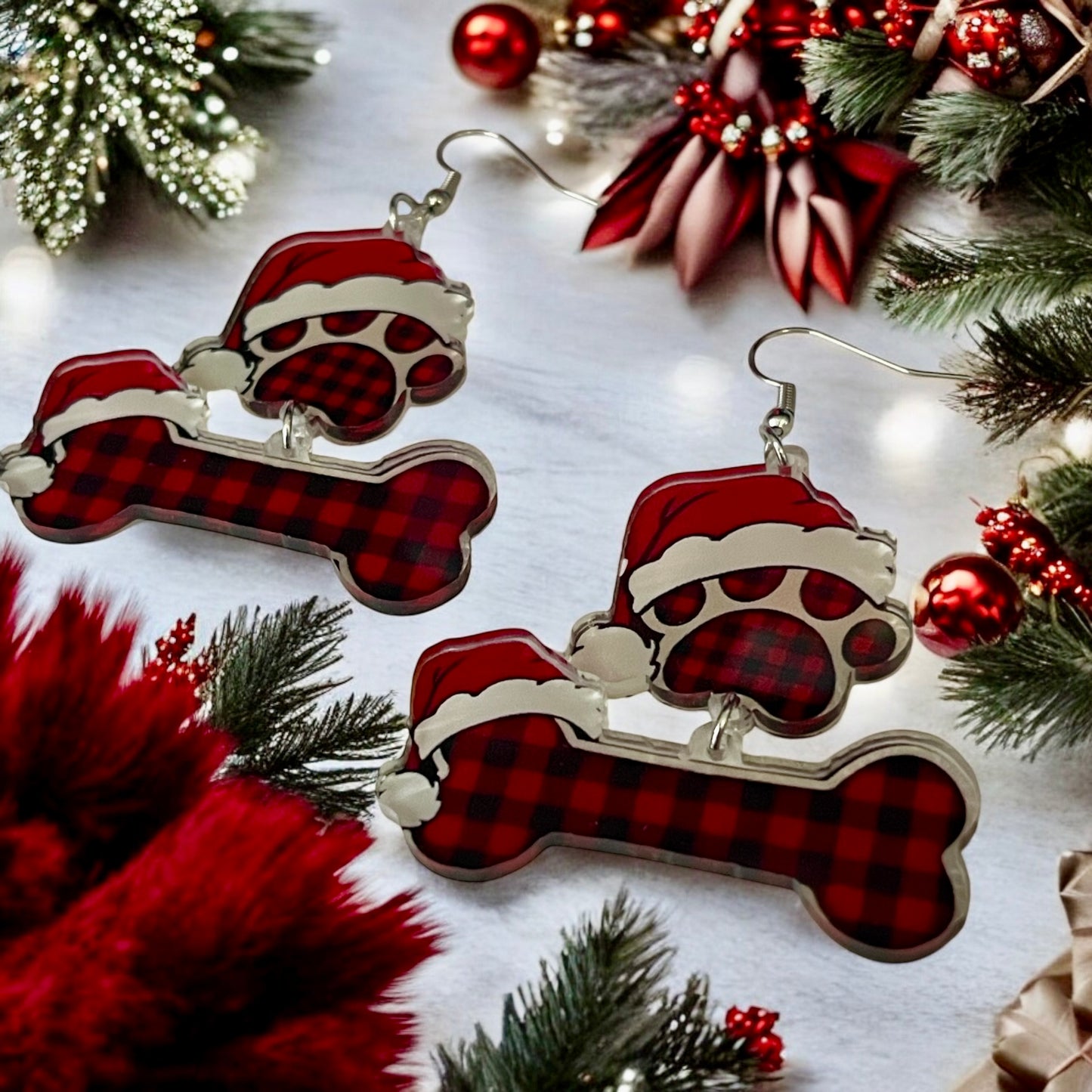 Paws Holiday Earrings