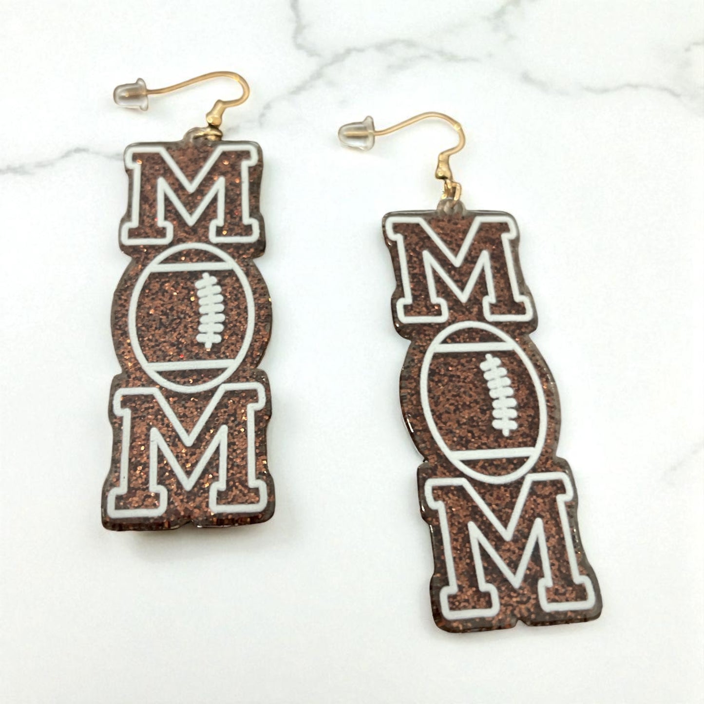 Football Mom Earrings – Game Day Spirit Jewelry for Moms
