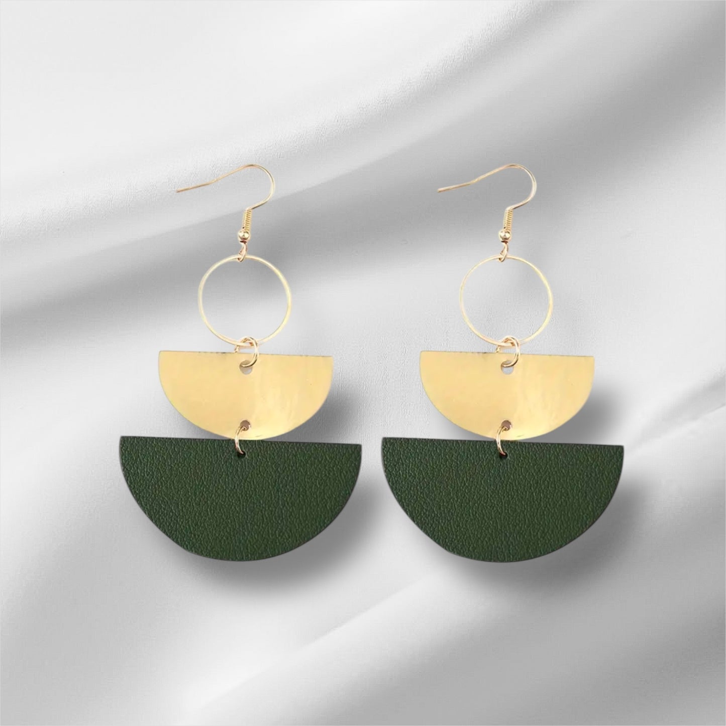 Modern Geometric Dangle Earrings