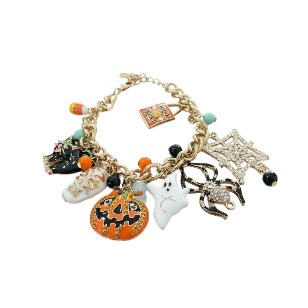 Spooky Halloween Charm Bracelet