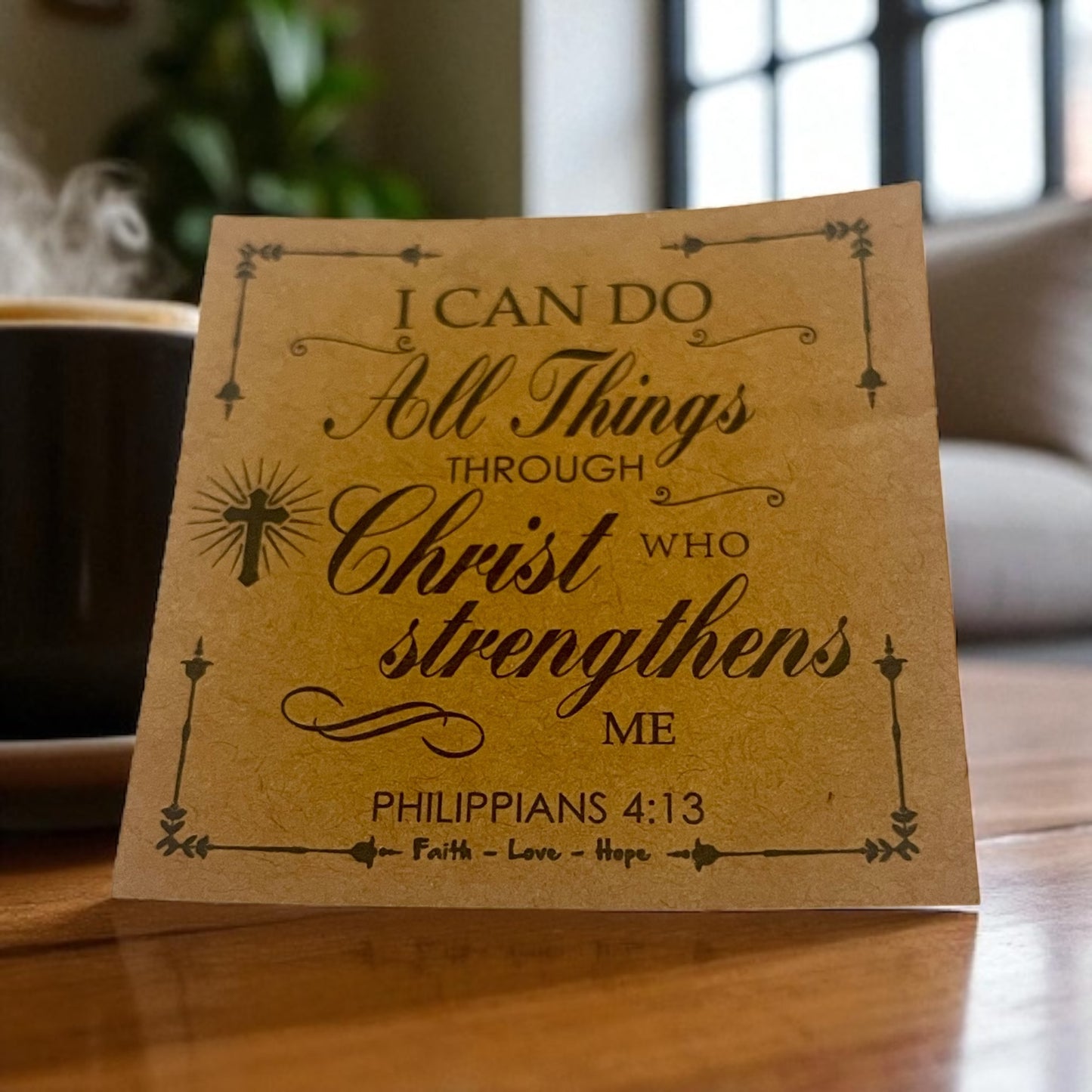 I Can Do All Things Through Christ Who Strengthens Me Beaded Bracelet