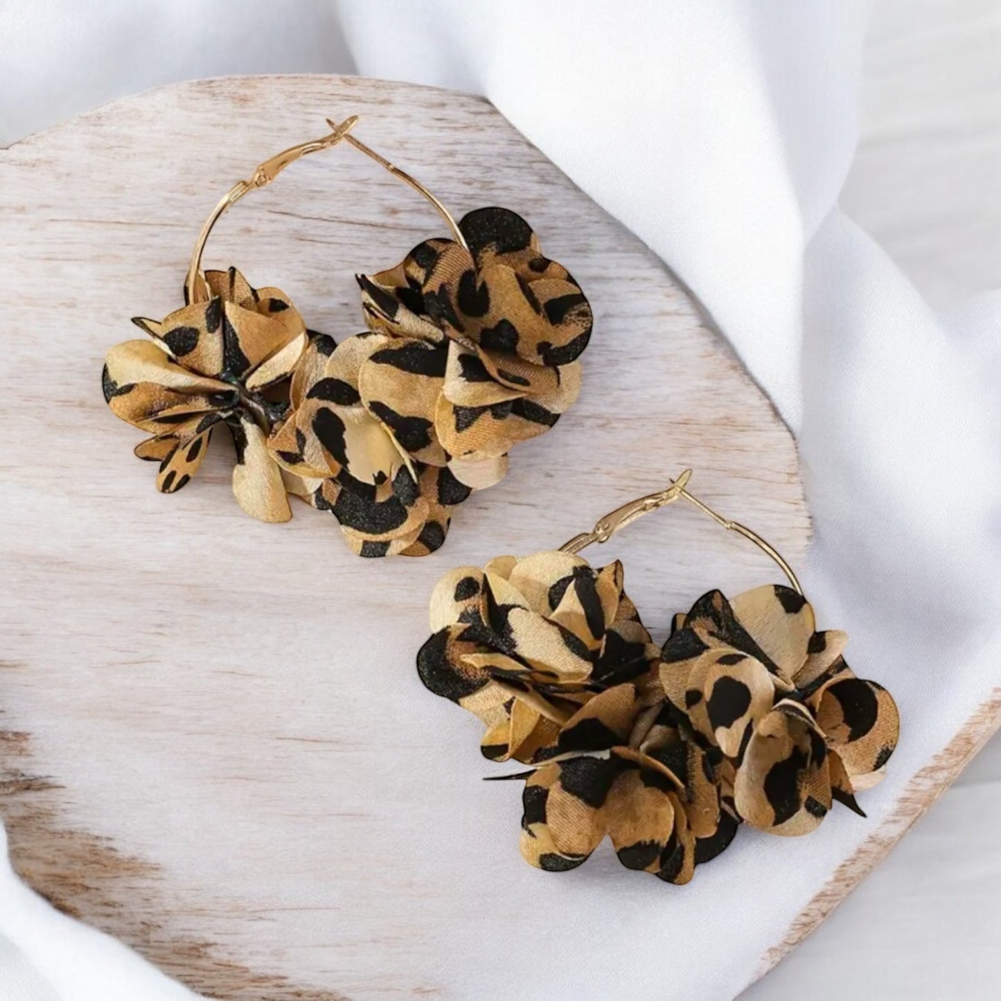 Wild Bloom Hoop Earrings