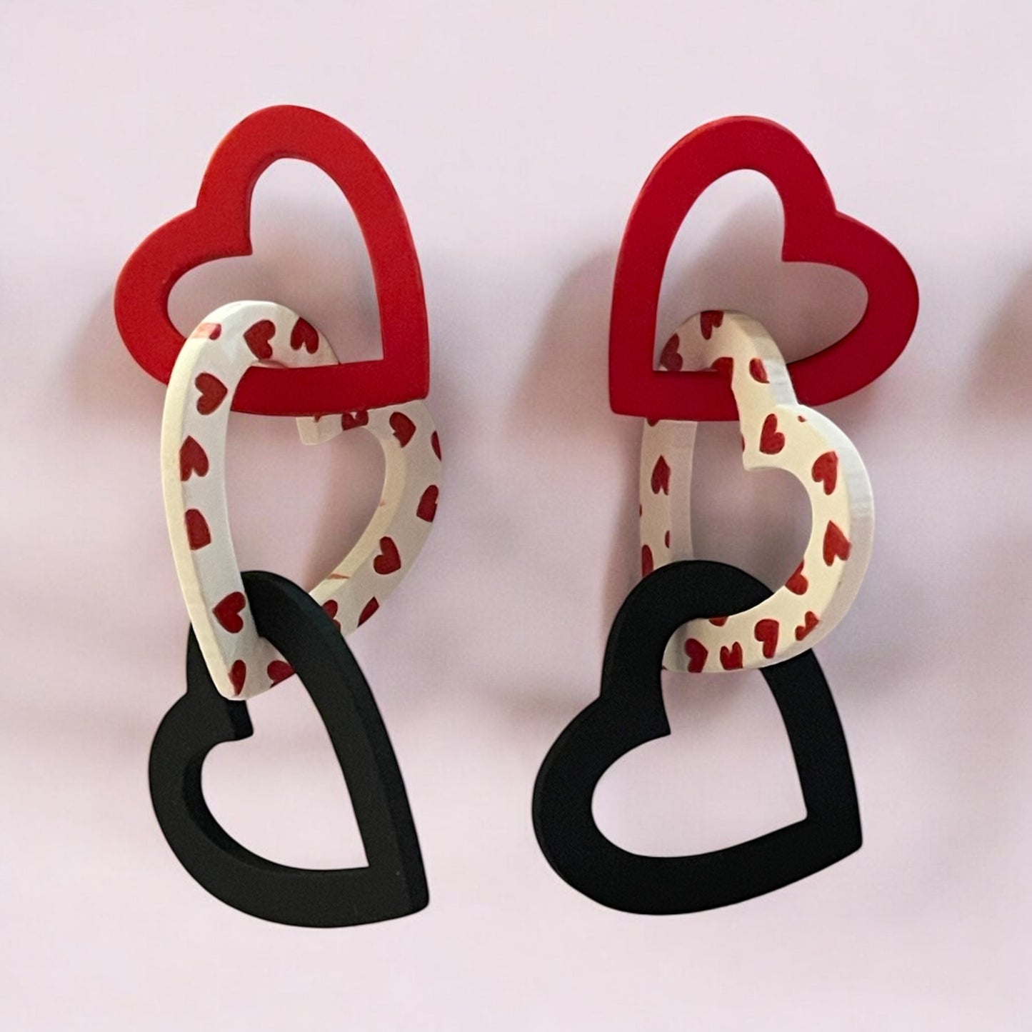 Love Link Heart Earrings