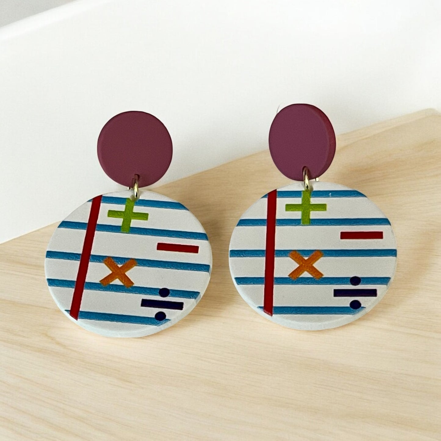 Math Matters Statement Earrings