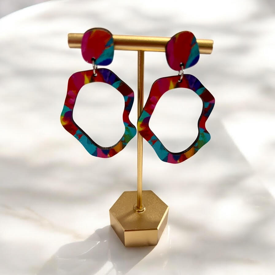Colorburst Wood Dangles