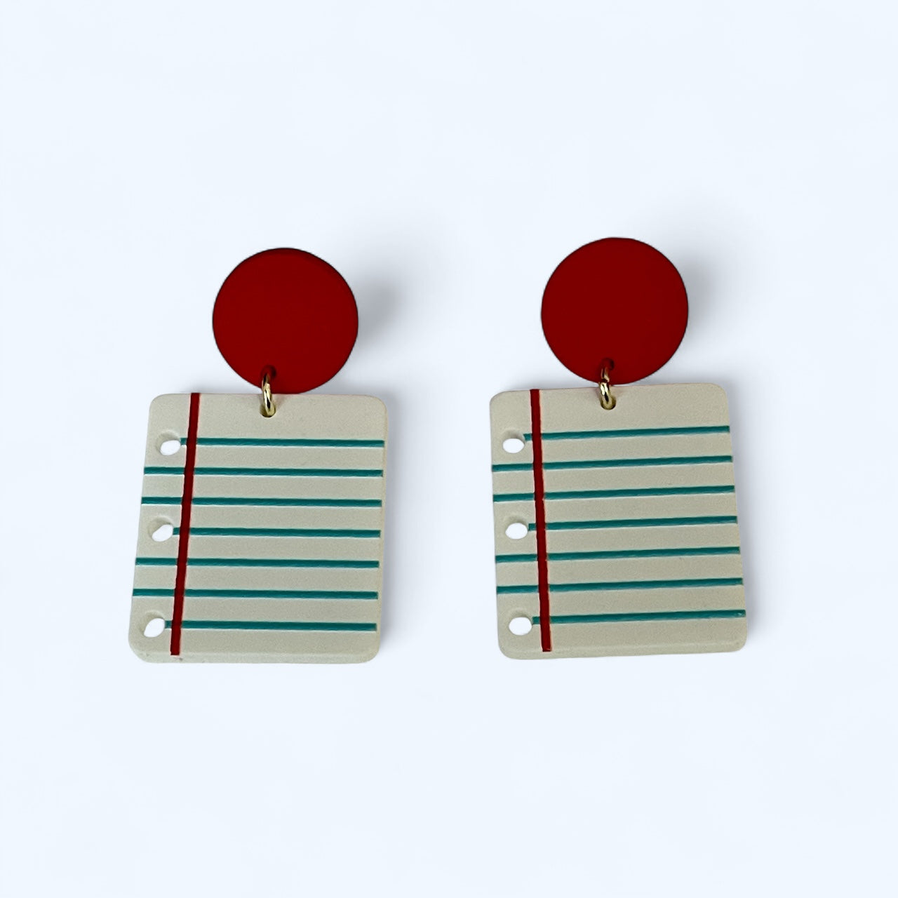 Class Notes Statement Earrings