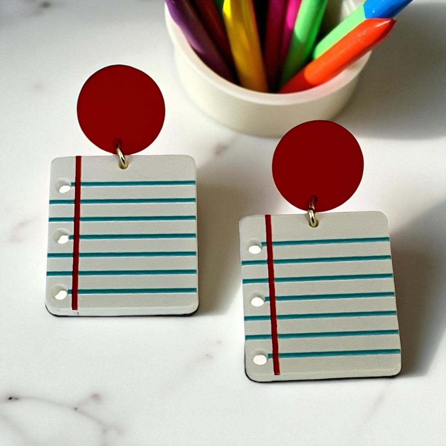 Class Notes Statement Earrings