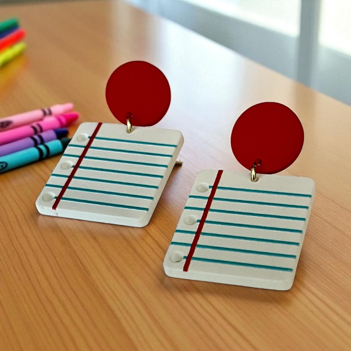 Class Notes Statement Earrings