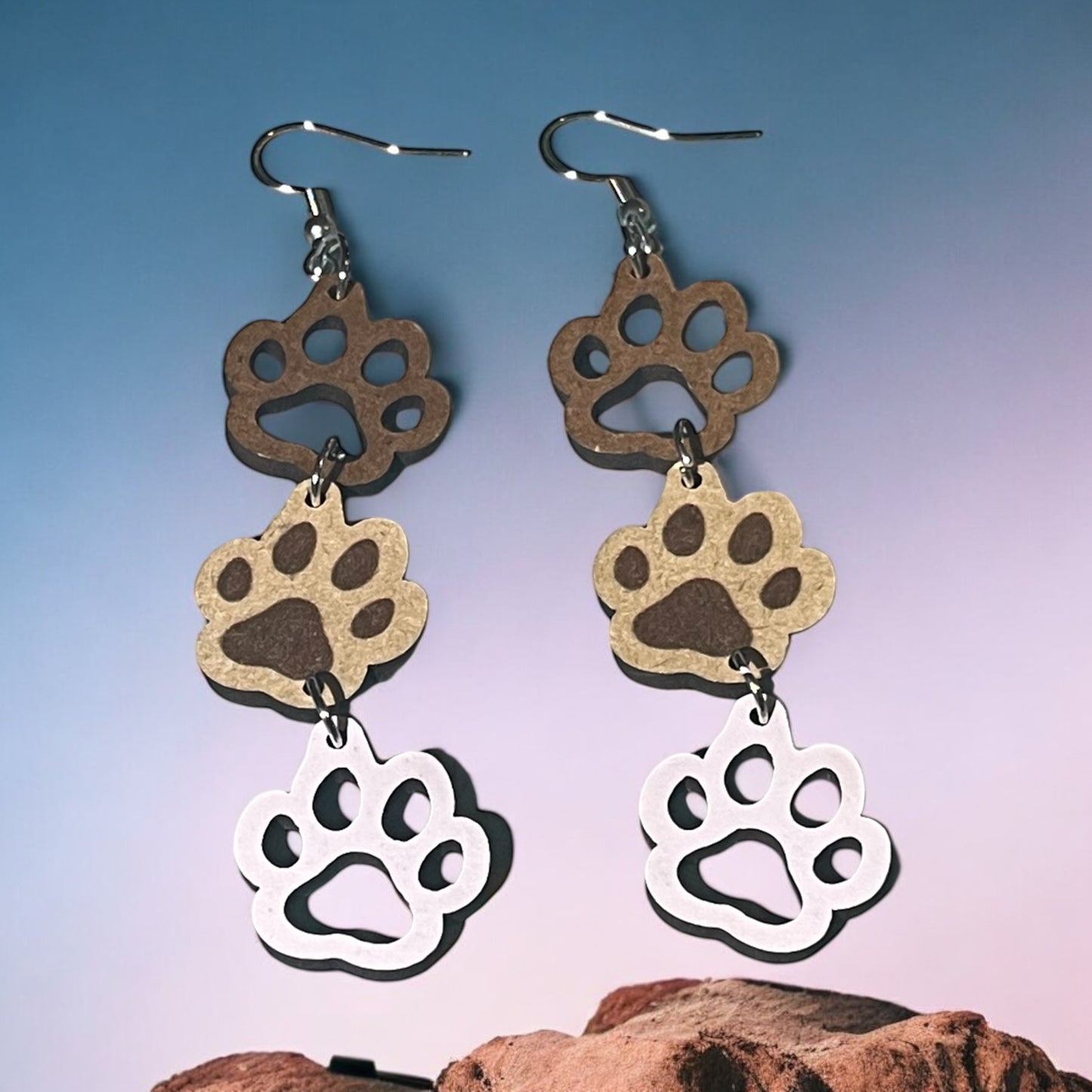 Paw Print Earrings