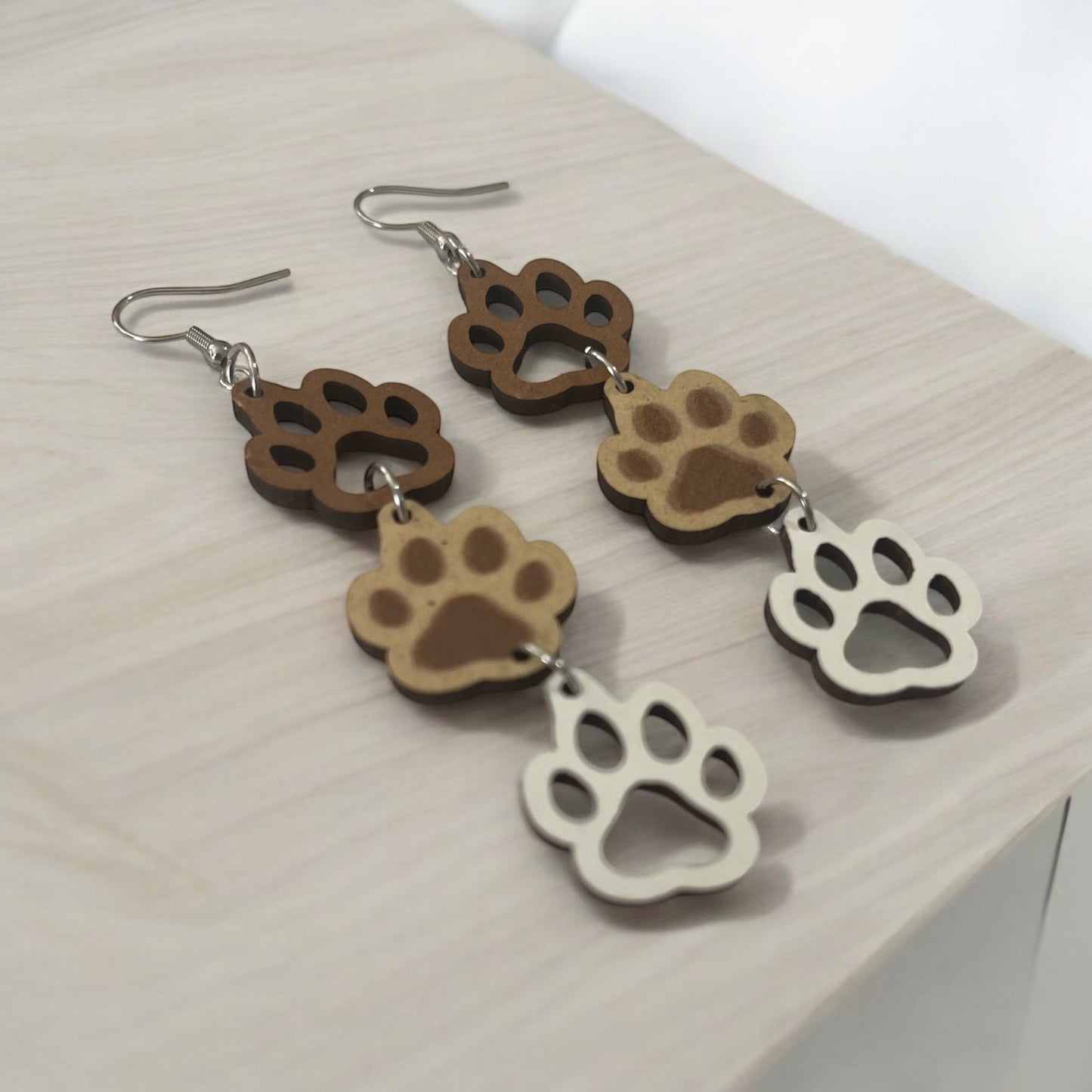 Paw Print Earrings