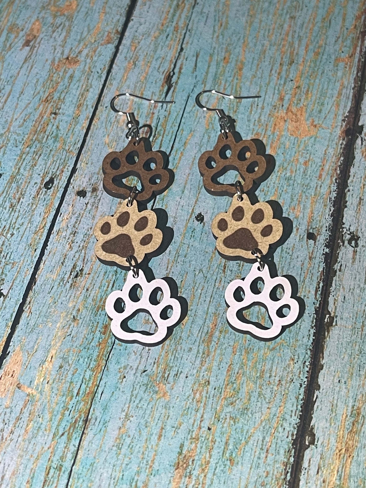 Paw Print Earrings