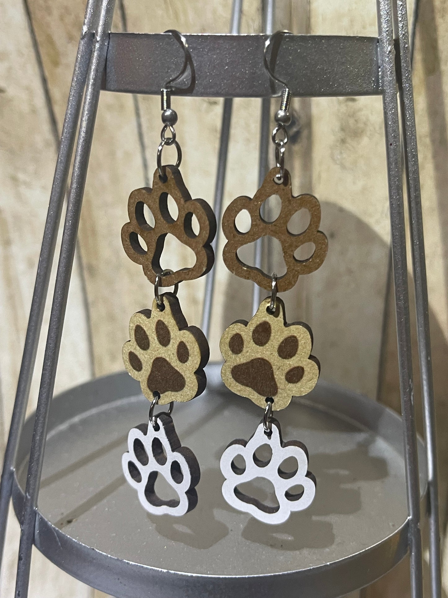 Paw Print Earrings
