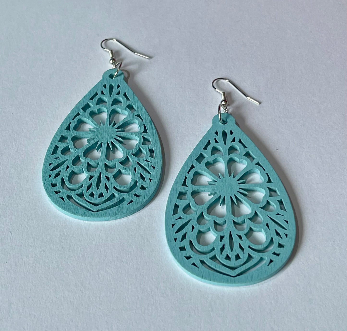 Coastal Whimsy Wood Earrings