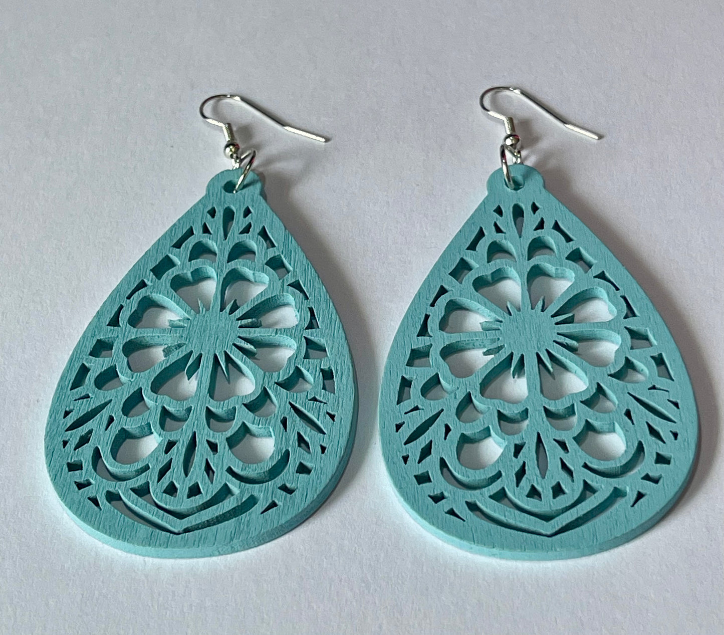 Coastal Whimsy Wood Earrings