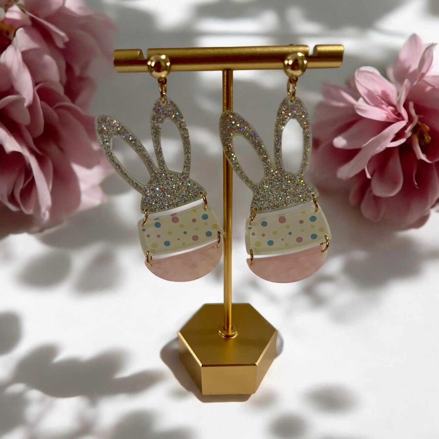 Glitter Bunny Dreams Earrings