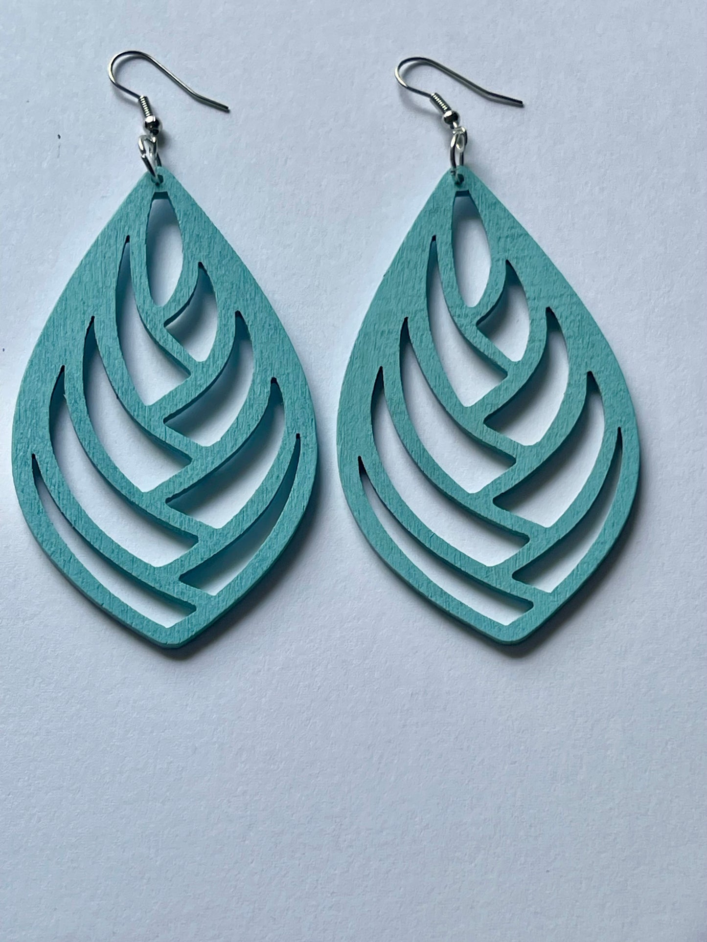 Seaside Serenity Wood Earrings
