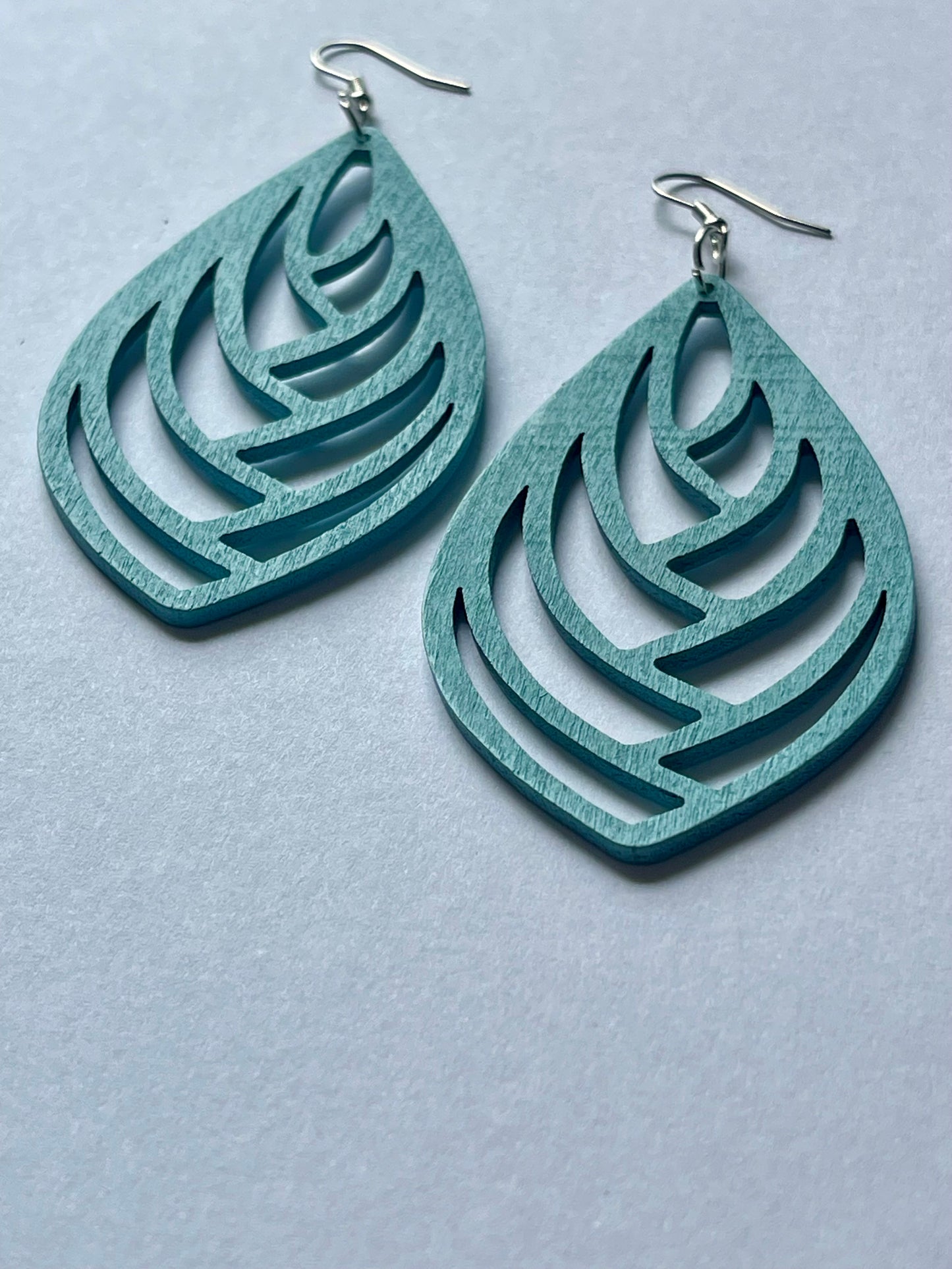Seaside Serenity Wood Earrings