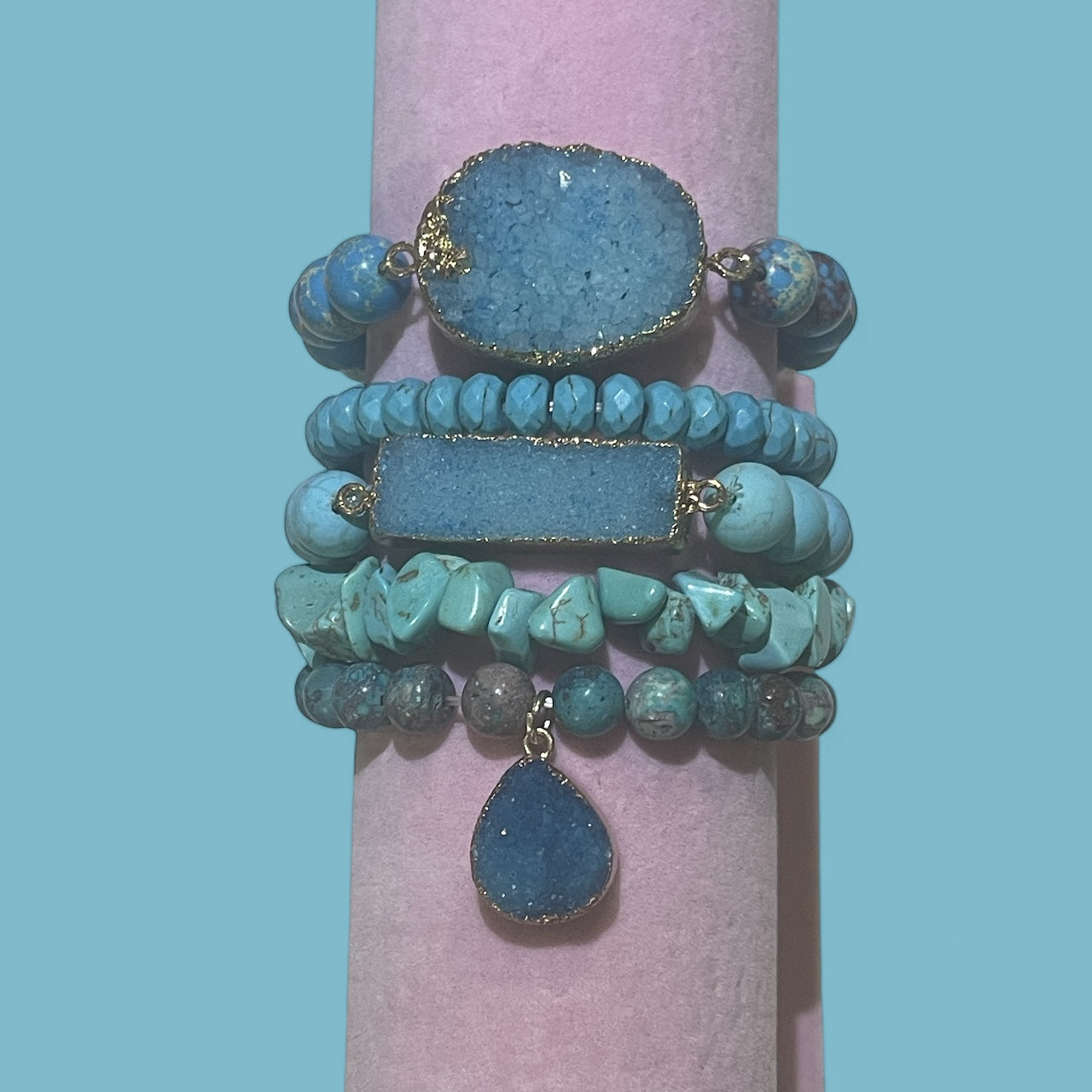 Ocean Bliss Stackable Bracelet Set