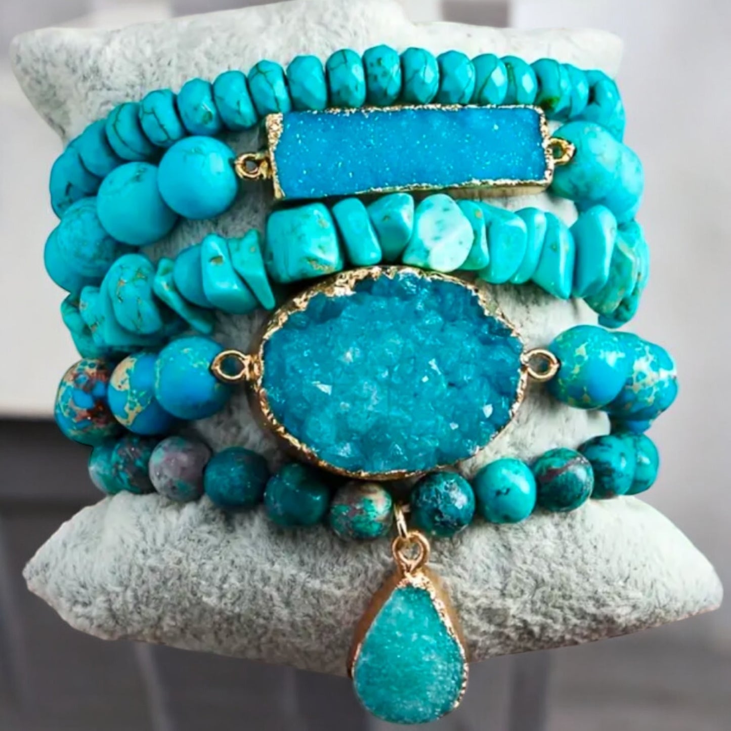 Ocean Bliss Stackable Bracelet Set