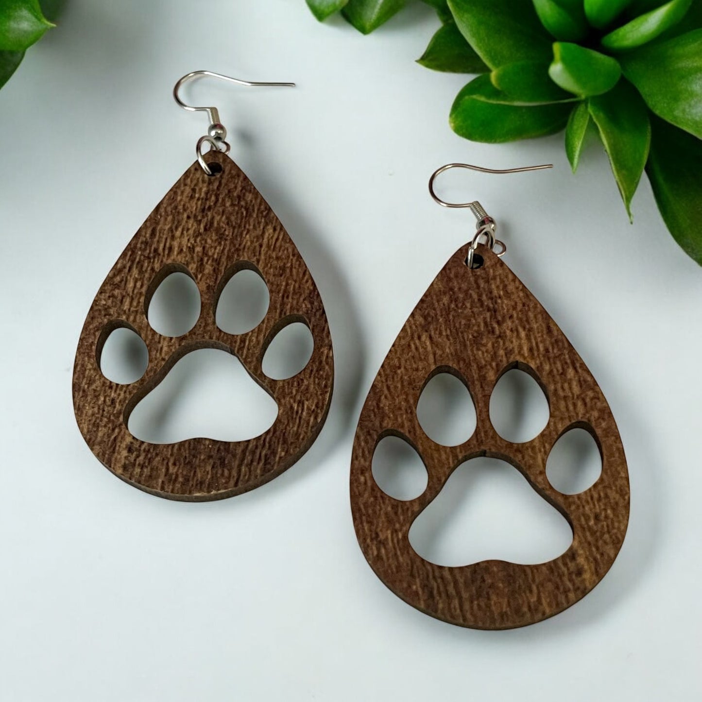 Paw Print Love Teardrops