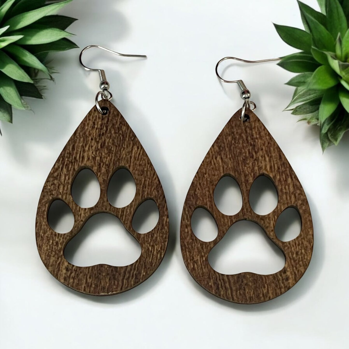 Paw Print Love Teardrops