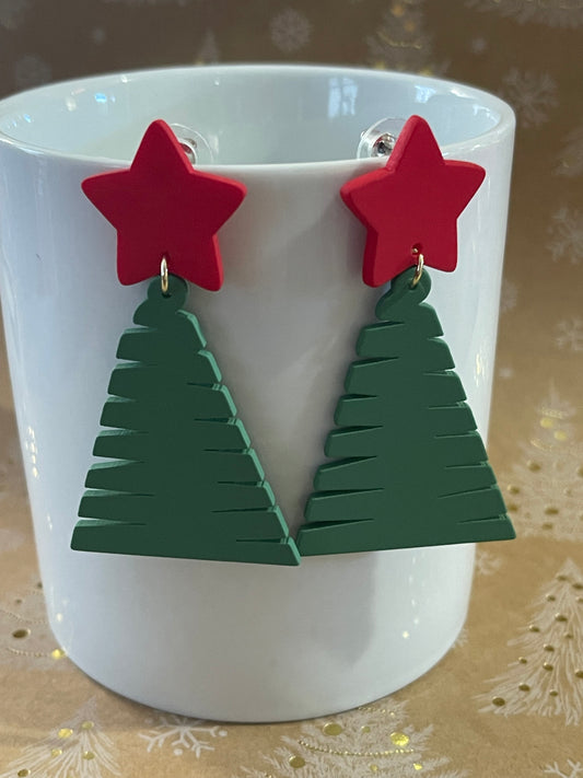 Enchanting Christmas Tree Earrings