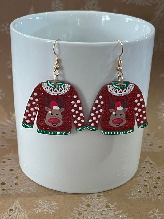 Christmas Sweater Earrings