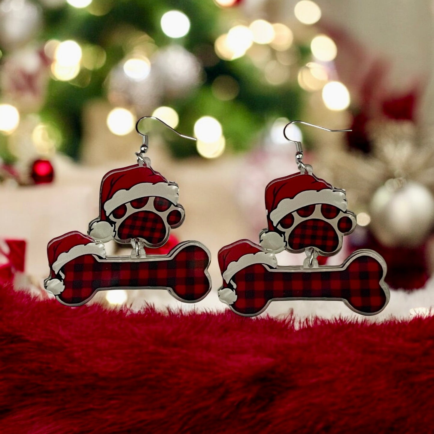 Paws Holiday Earrings