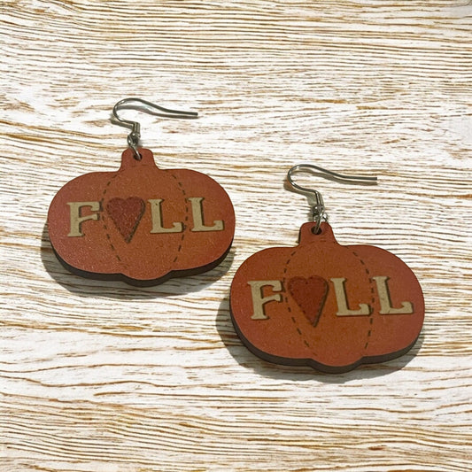 Fall Vibes Pumpkin Earrings