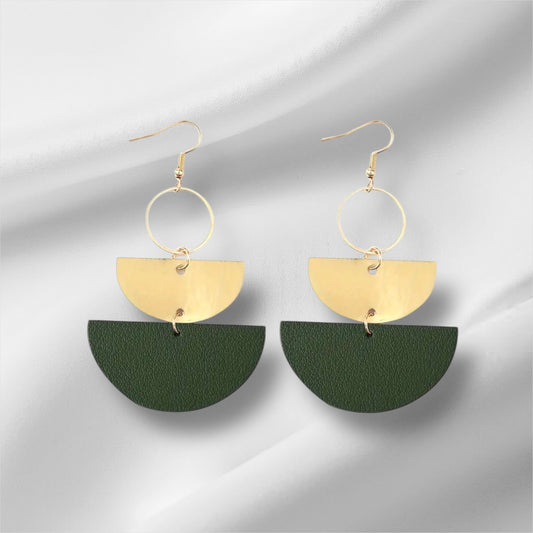 Modern Geometric Dangle Earrings