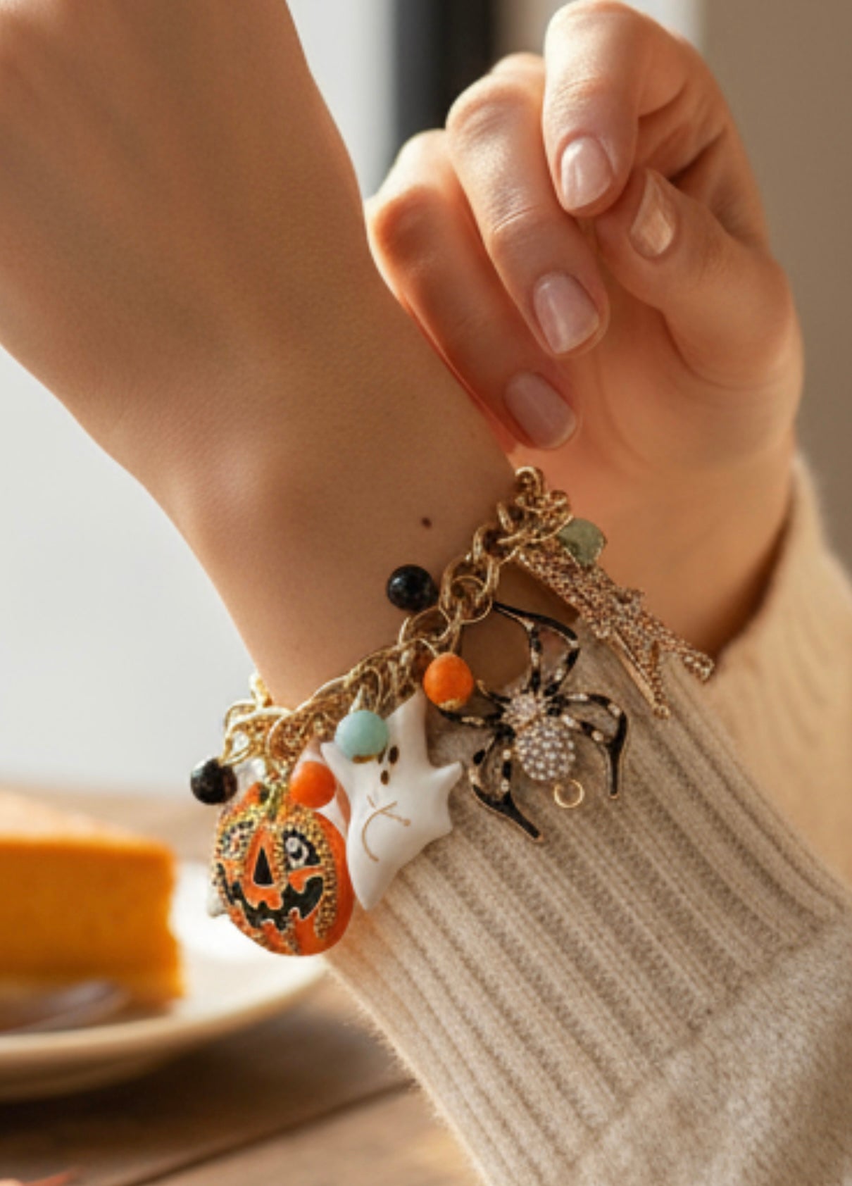 Spooky Halloween Charm Bracelet