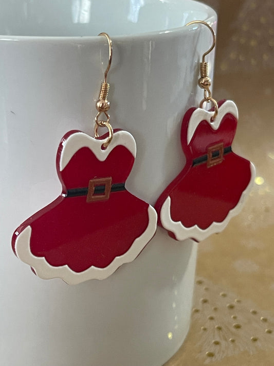 Mrs. Claus Earrings