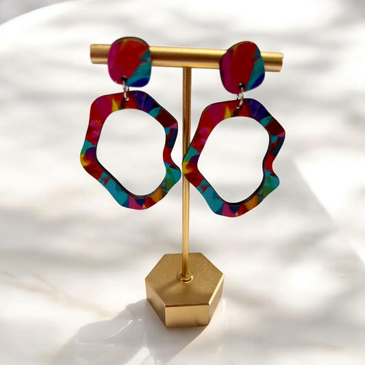 Colorburst Wood Dangles