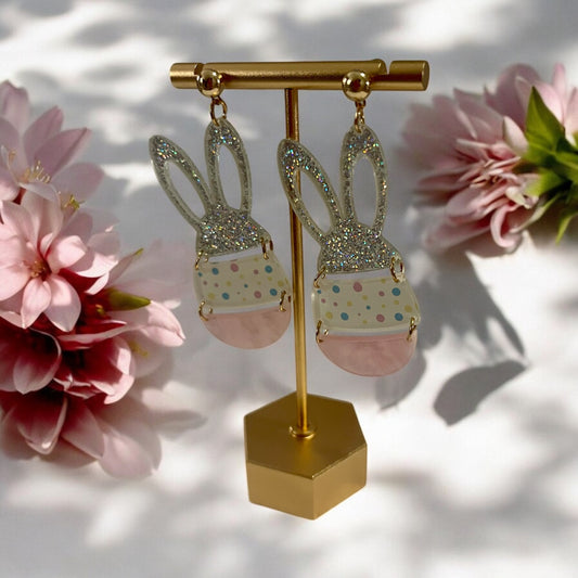 Glitter Bunny Dreams Earrings