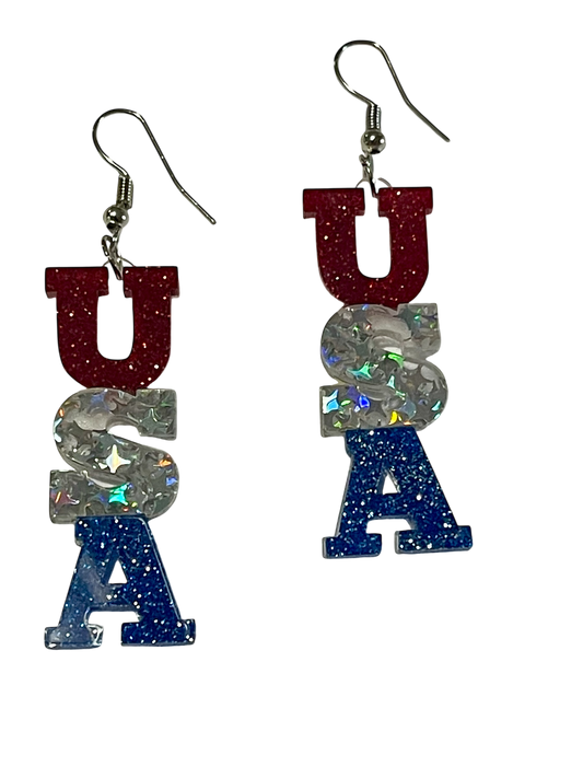 USA Sparkle Earrings
