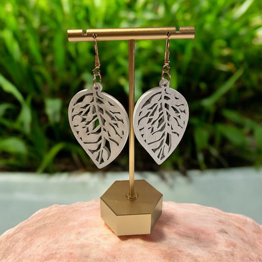 Whitewood Leaf Drop Earrings