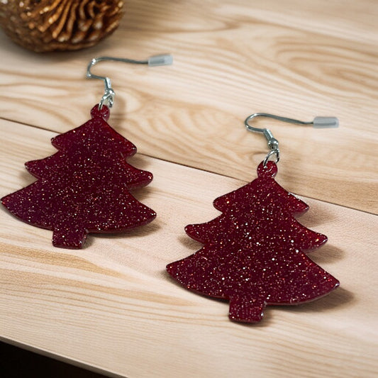 Sparkling Noel Christmas Tree Earrings 🎄✨